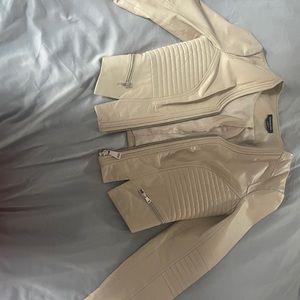 Leather Bebe jacket